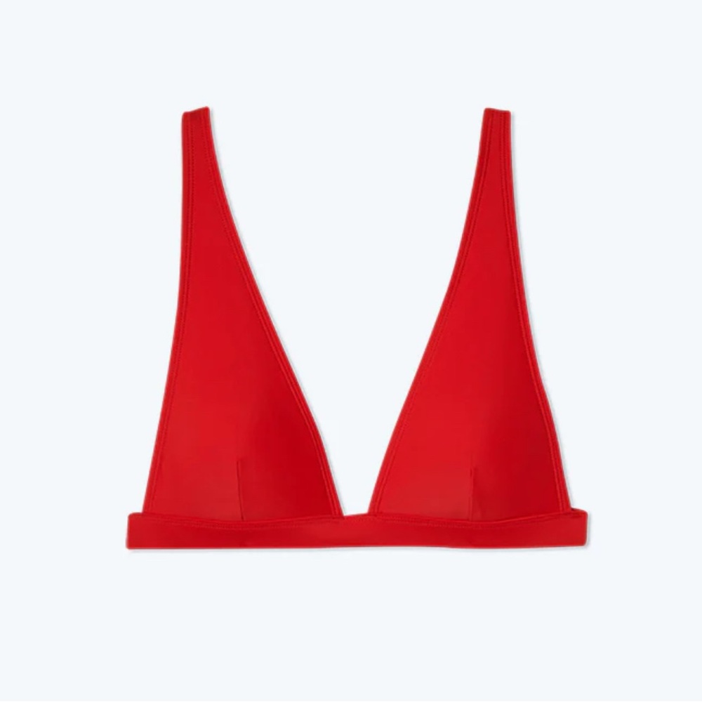 summersalt lava V-Neck Bikini Top - Picture 5 of 12